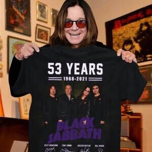 53 Years Black Sbbath Signature Shirt